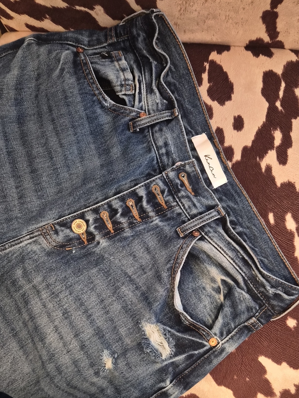 Kancan High-Rise Button-Fly Jeans